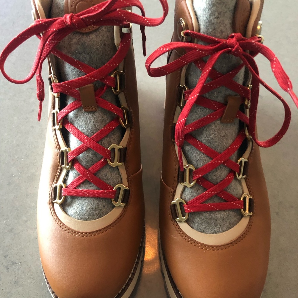 Cole Haan Chestnut Brown Winter & Rain Boots